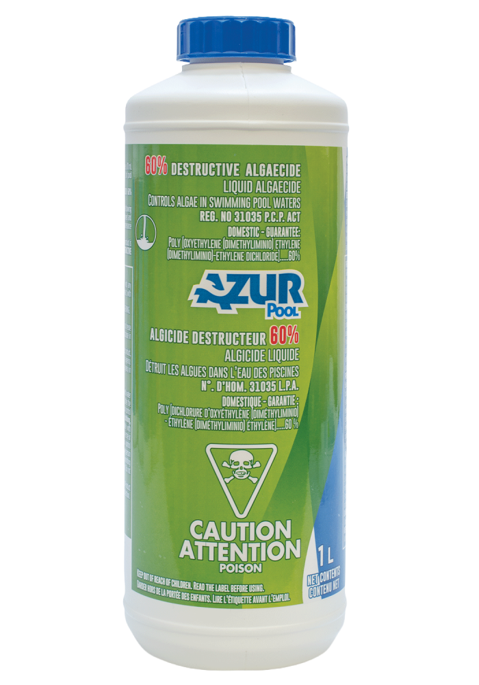 60% DESTRUCTIVE ALGAECIDE | Azur Pool